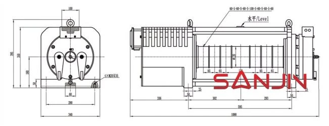 MONADRIVE Traction Machine-Belt Type MGD120
