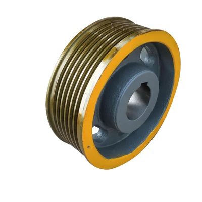 Agujero del eje de la rueda principal del arrabio de la tracción del elevador 85/90m m para las piezas de elevación de Toshiba 330*5*8